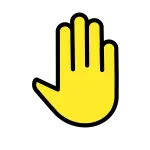 Raised Back Of Hand SVG Icon
